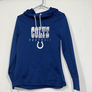 Majestic NFL Indianapolis Colts Women's Thermabase Hoodie Blue Small